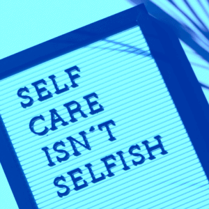 Back-to-school self-care banner
