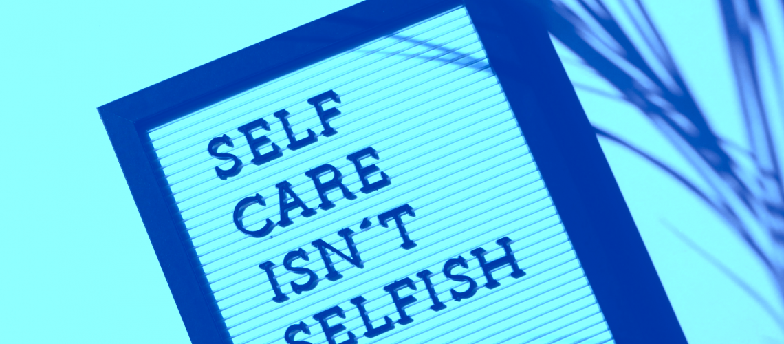 Back-to-school self-care banner