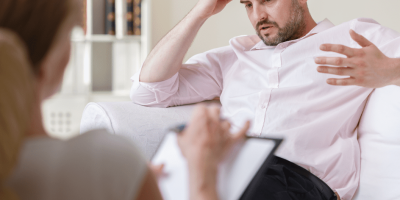 Patient talking to Counsellor